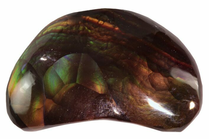 Polished Fire Agate - Calvillo Mines, Mexico #245823